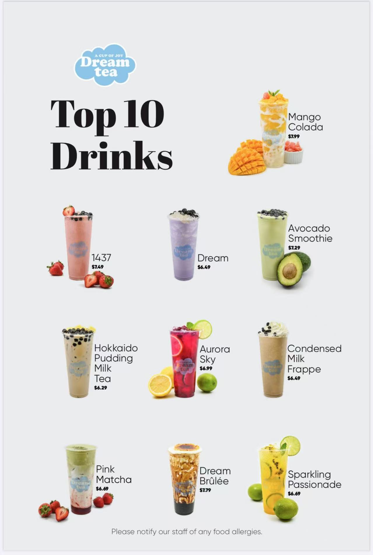 A Cup Boba Tea Menu: Ultimate Guide to Irresistible Flavors – buzzlyo