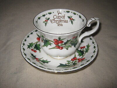 A Cup of Christmas Tea Cup And Saucer