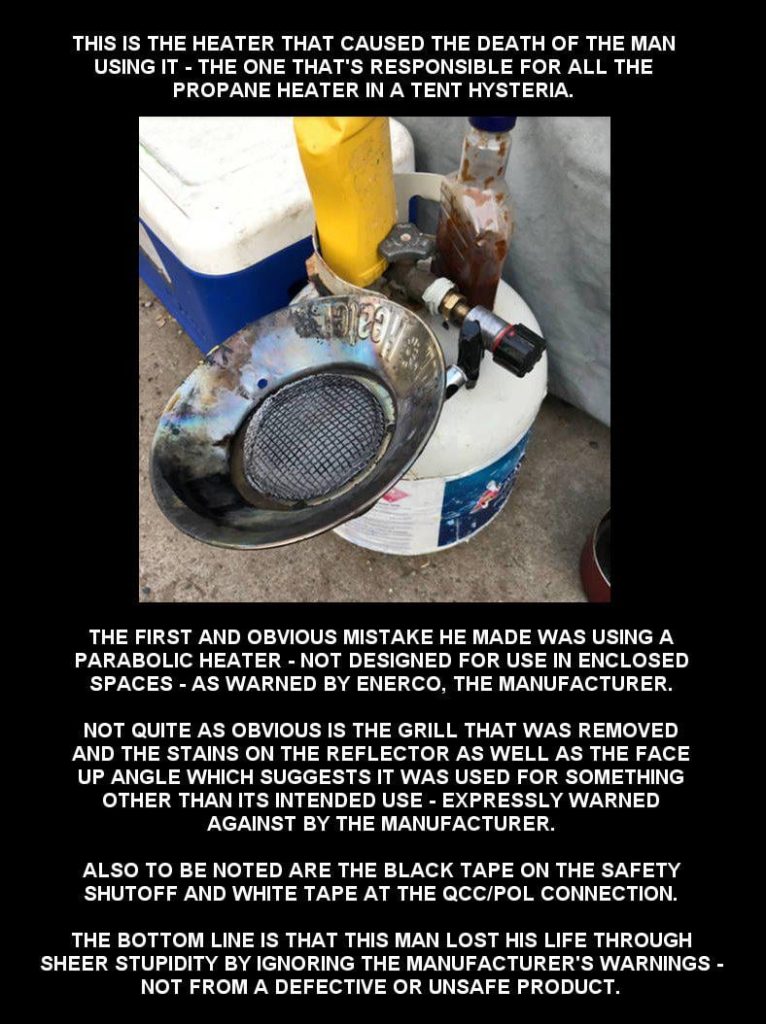 Are Propane Heaters Safe in a Tent