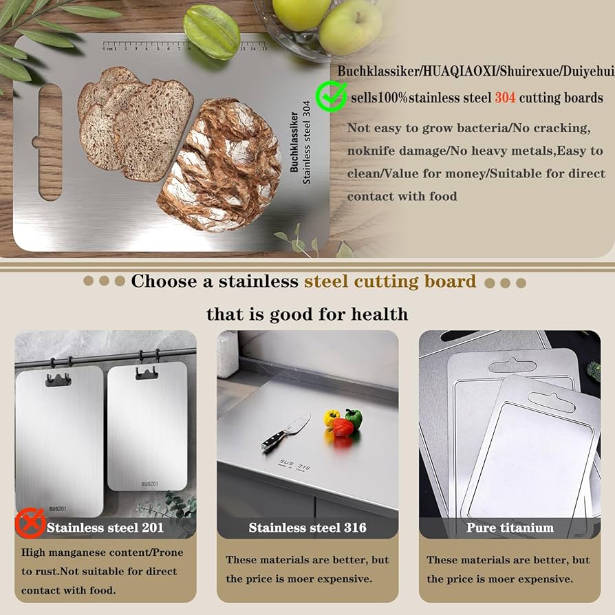 Are Stainless Steel Cutting Boards Healthy