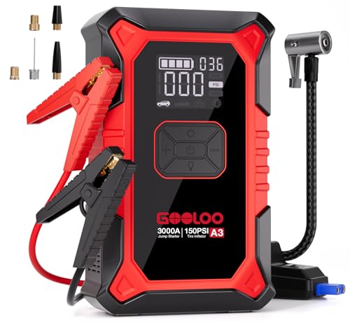 Best Portable Car Battery Jump Starter With Air Compressor