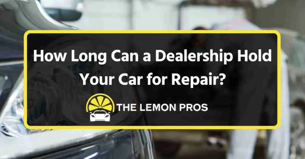 Can A Mechanic Hold Your Car Until You Pay