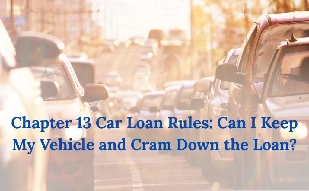 Can I Keep My Car If I File Chapter 13