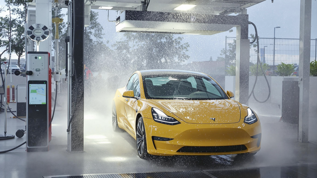 Can Teslas Go Through Car Washes