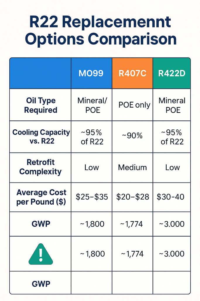 Can You Replace R22 With Another Refrigerant