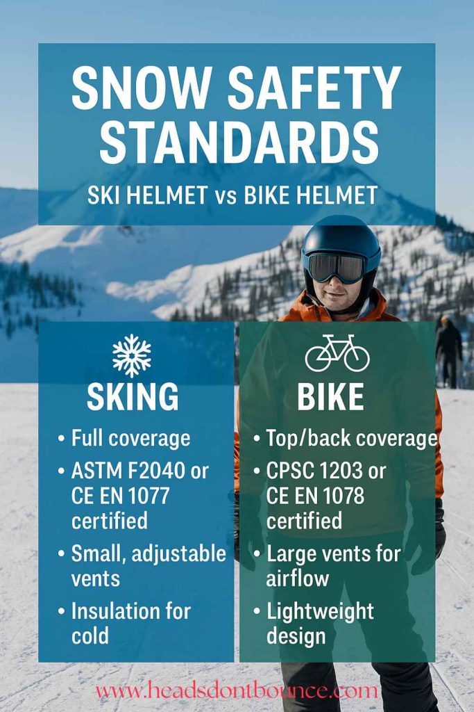 Can You Use Bike Helmets for Skiing