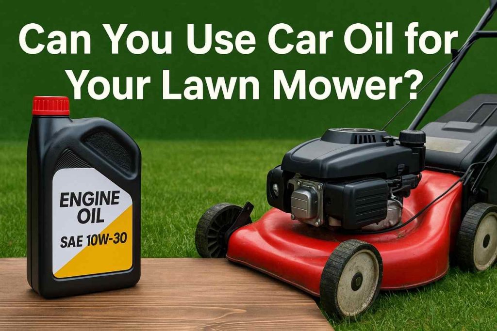 Can You Use Car Oil For Lawn Mower