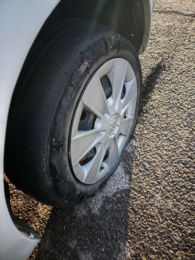Can'T Get Tire off Car
