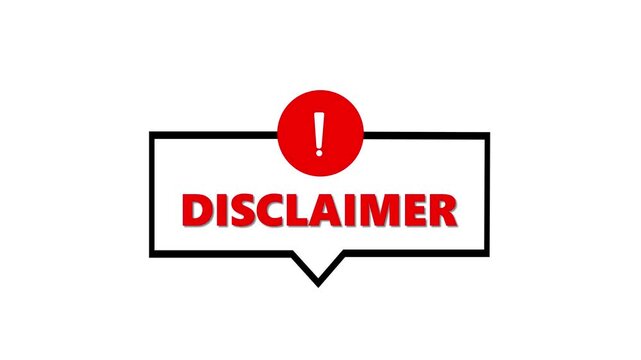 Disclaimer