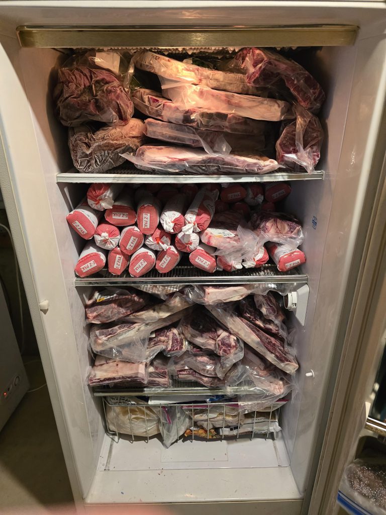 How Big a Freezer for a Whole Cow