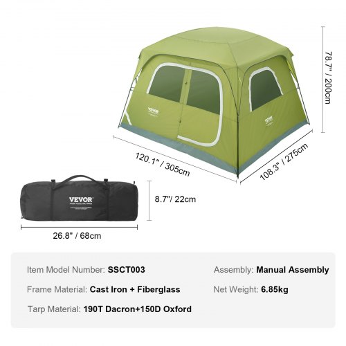 How Big is a 6 Person Tent
