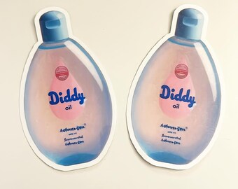 How Big were the Bottles of Baby Oil Diddy