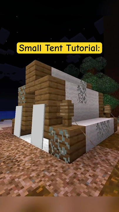 How Do You Make a Tent in Minecraft