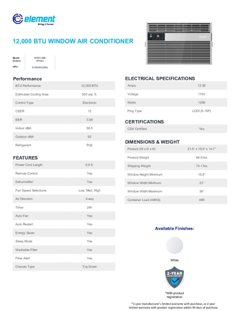 How Many Watts is a Window Air Conditioner
