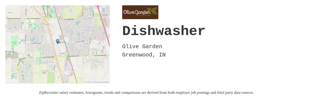 How Much Do Olive Garden Dishwashers Make
