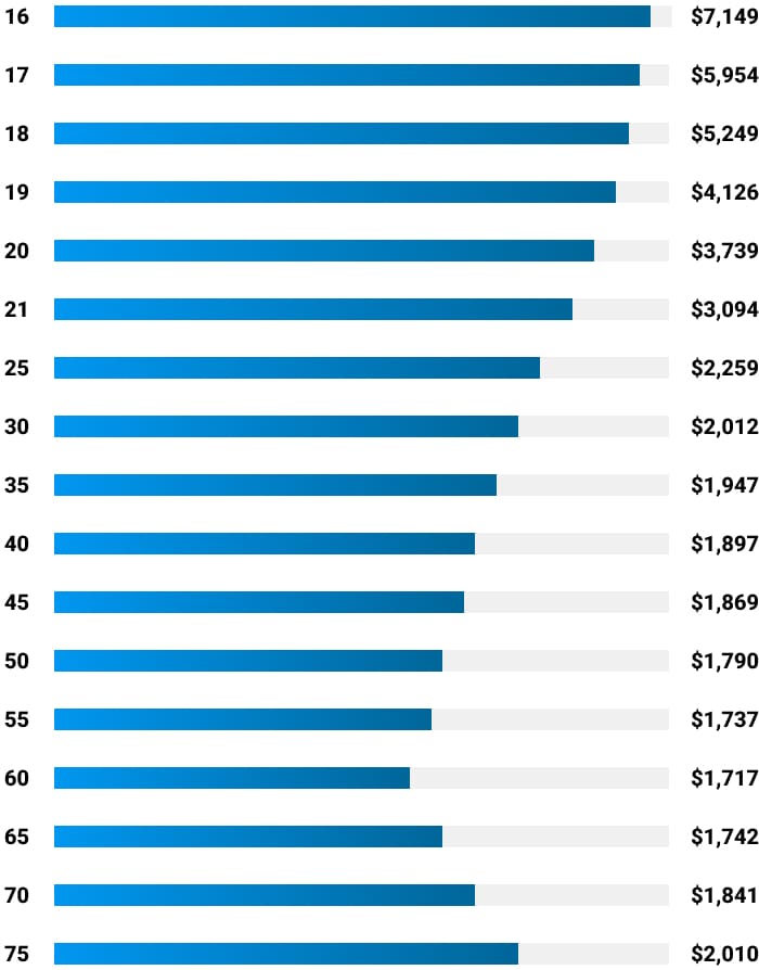 How Much Is Car Insurance For A 23 Year Old Per Month