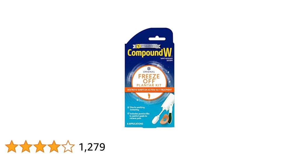 How Often to Use Compound W Freeze off