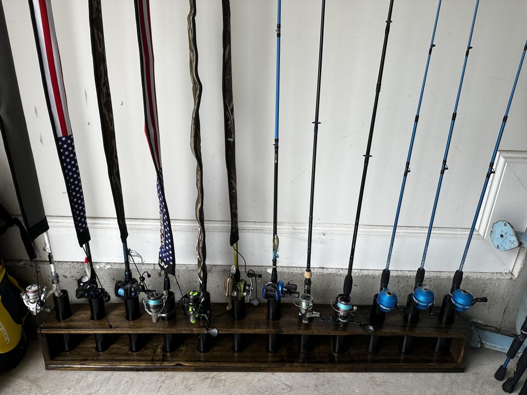 How to Build a Fishing Rod Stand