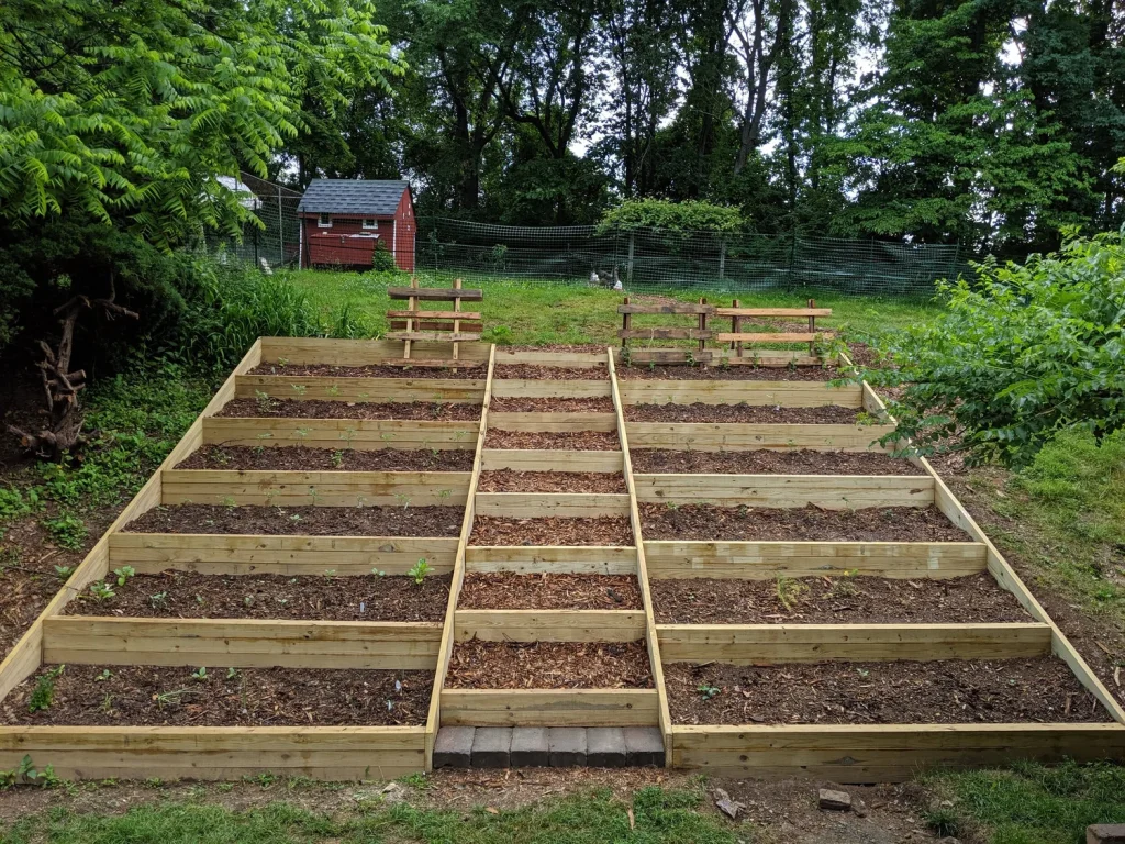 How to Build a Raised Garden Bed on a Slope