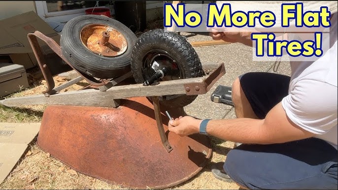 How to Change a Wheelbarrow Tire