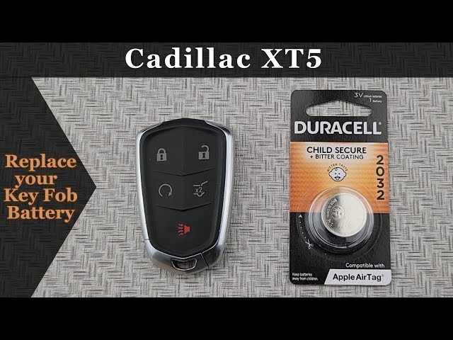 How To Change Battery In Cadillac Xt5 Key Fob