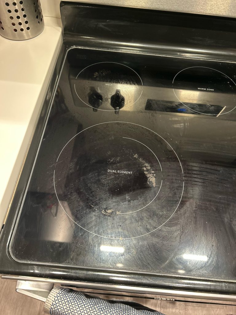 How to Clean Burnt Induction Cooktop