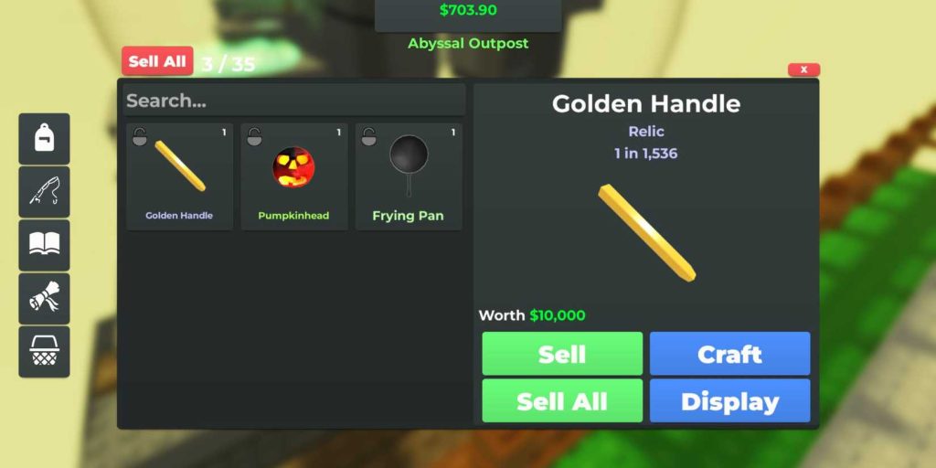 How to Craft Golden Rod Void Fishing
