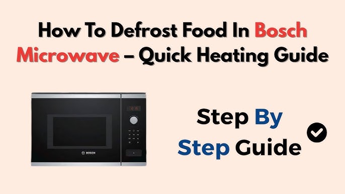 How to Defrost in Microwave Oven