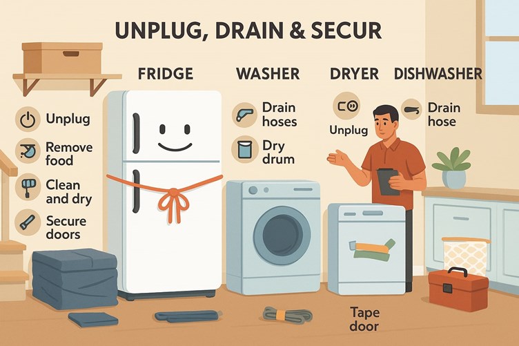 How to Disconnect a Washer Dryer