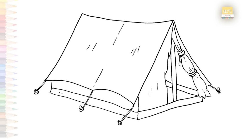 How to Draw a Tent