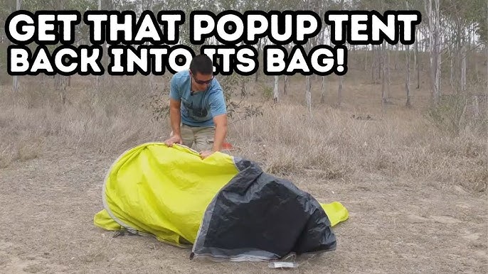 How to Fold Up a Pop Tent