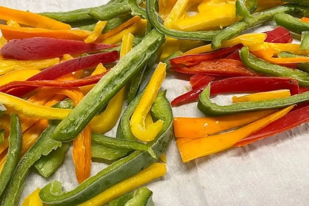 How to Freeze Peppers And Onions