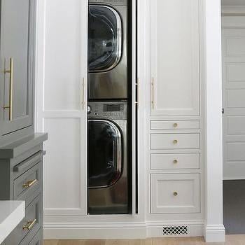 How to Hide Washer Dryer in Kitchen
