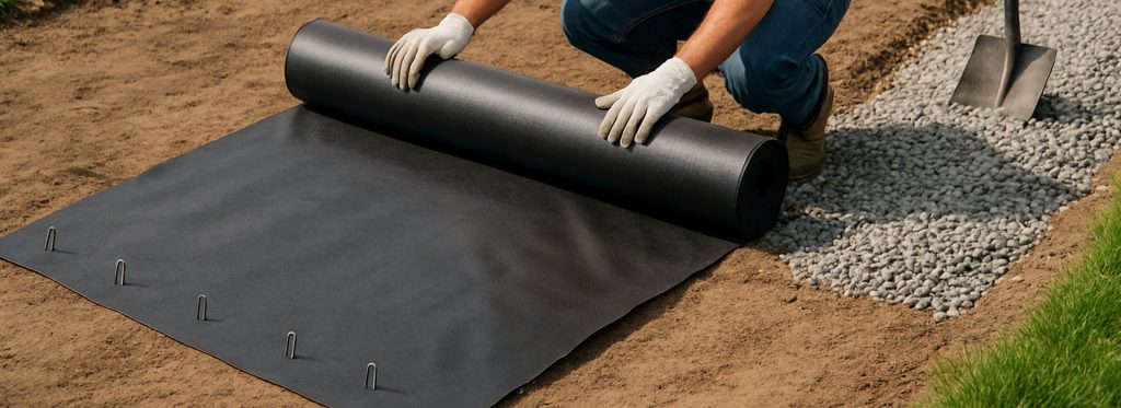 How to Lay Landscape Fabric