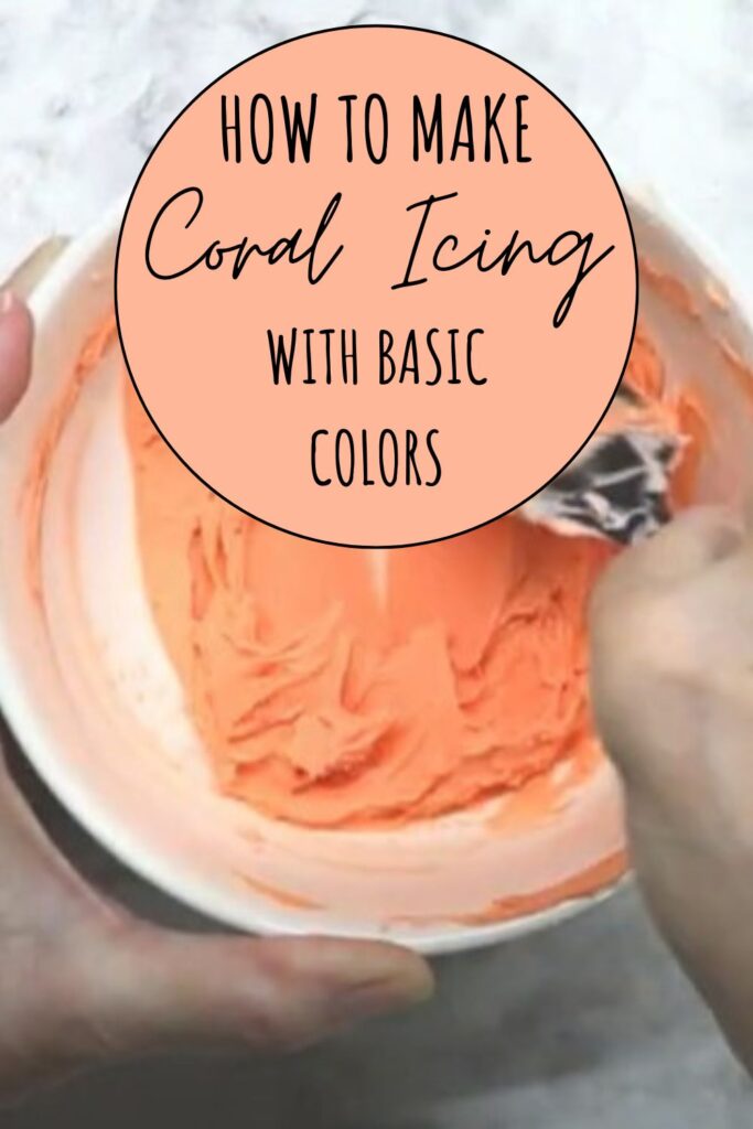 How to Make Coral Color Icing