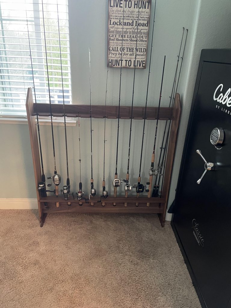 How to Make Fishing Rod Rack