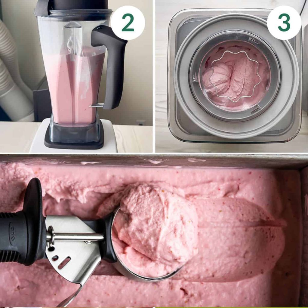 How to Make Strawberry Ice Cream in a Blender