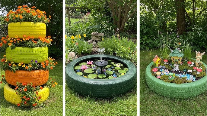 How to Make Tire Planters
