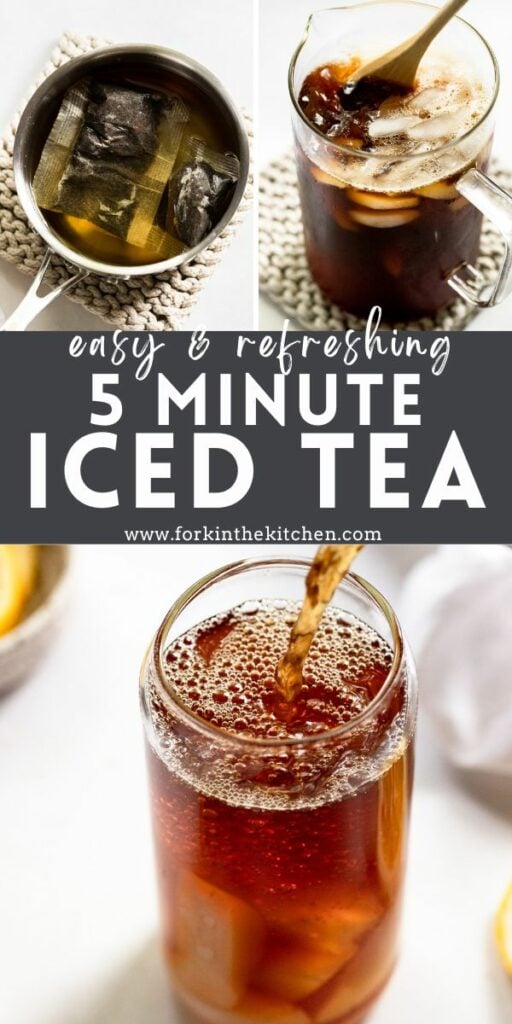 How to Make Unsweetened Iced Tea
