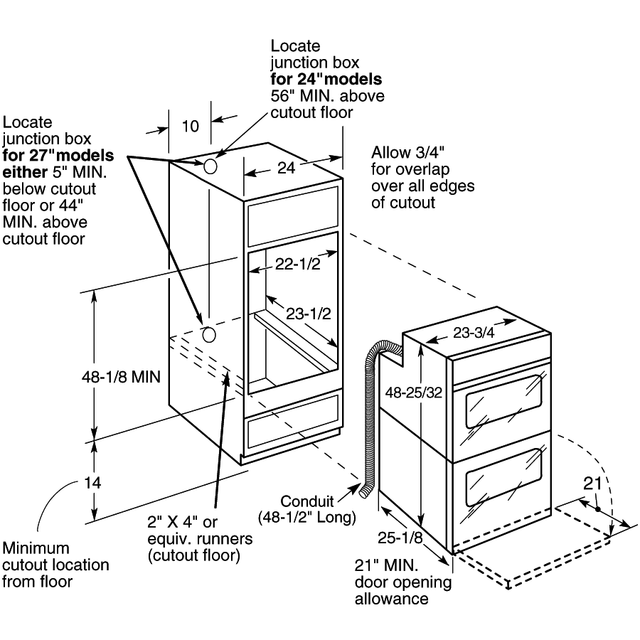 How to Measure Double Wall Oven