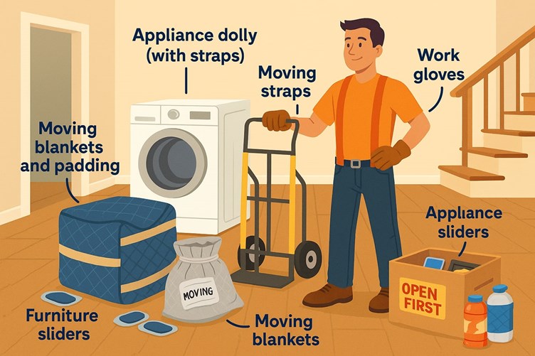 How to Move Washer And Dryer Without Dolly