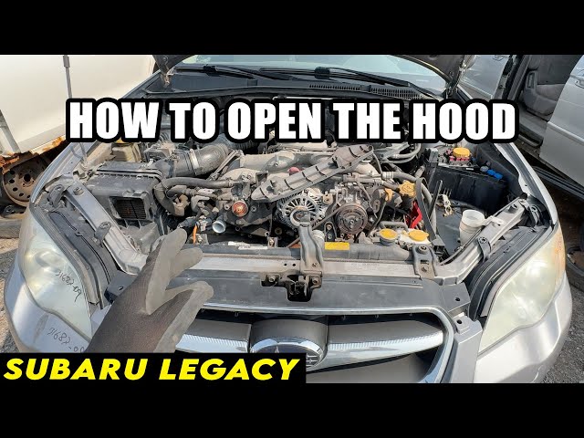 How To Open Subaru Outback Hood