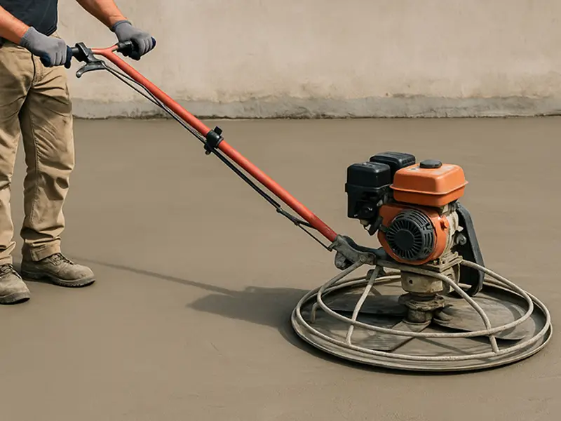How to Operate a Power Trowel