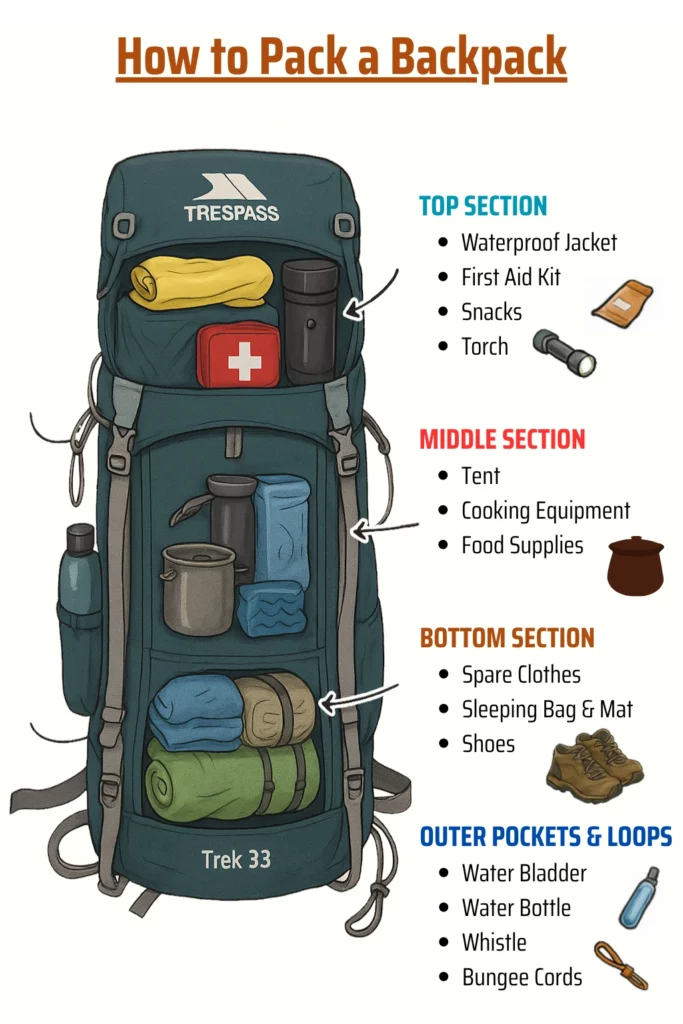 How to Pack a Tent into a Backpack