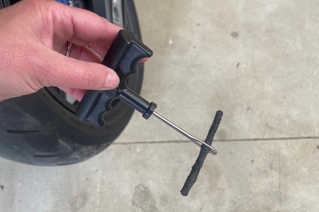 How to Plug Motorcycle Tire