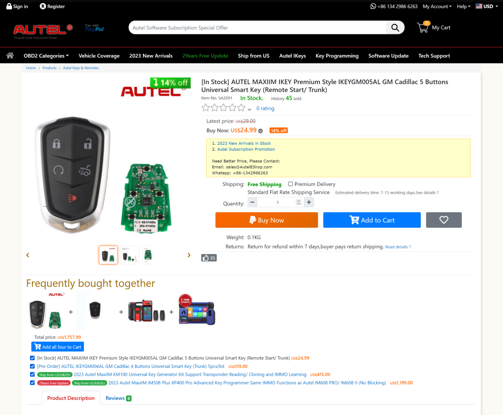 How To Program Cadillac Key Fob