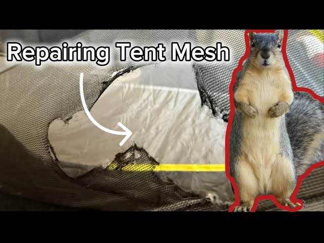 How to Repair Tent Mesh