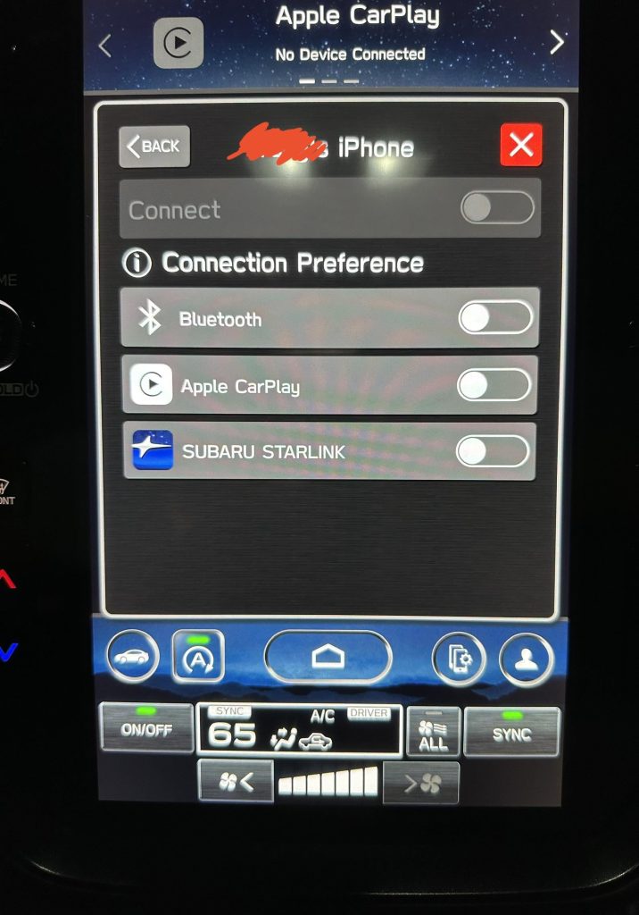 How To Reset Carplay In Subaru
