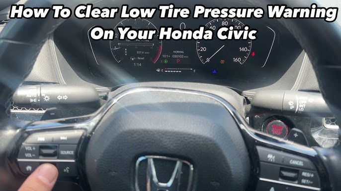 How To Reset Honda Civic Tire Pressure
