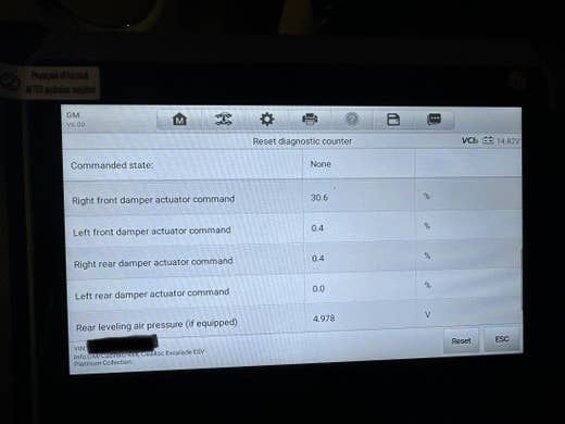 How To Reset Service Suspension System Cadillac Escalade